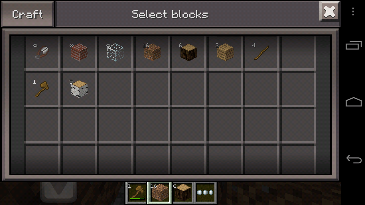 Minecraft - crafting dorazil i na Pocket verzi!  Svět 