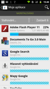 Google Play se také stará o aktualizace aplikací