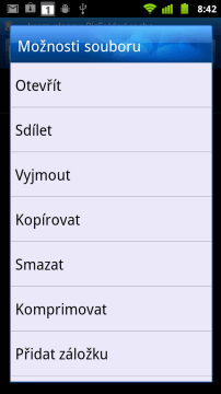 Aplikace nabízí všechny operace, které byste mohli potřebovat