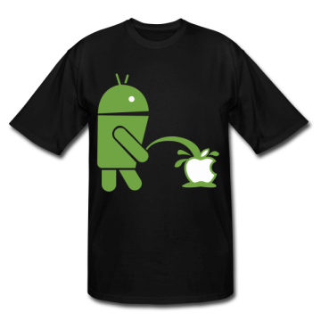 Tshirt-Android-VS-Apple