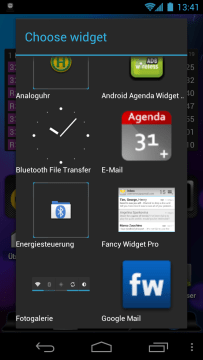 AppWidgetPicker
