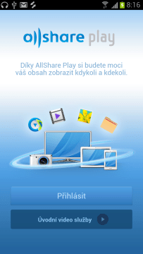 Aplikace AllShare Play