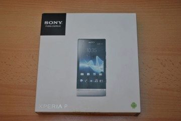 Sony Xperia P - krabička