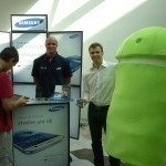 Stánek Samsung Android RoadShow 2012 Praha