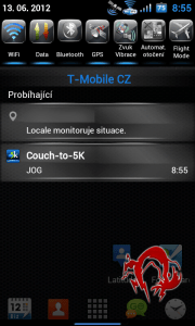 Do Couch-to-5K se můžete vrátit přes notifikační lištu