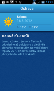 Předpověď na sobotu v pátek 15. června