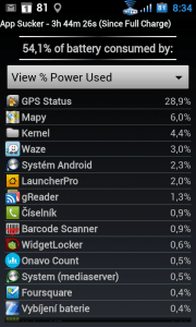 Jak aplikace zatěžují baterku