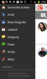 Klient sociální sítě Google+