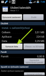 Vymazat data