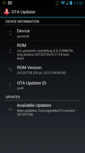 OTA Update Center