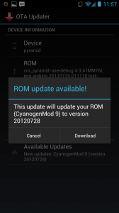 OTA Update Center