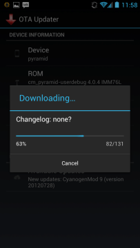 OTA Update Center