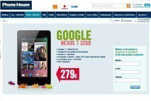 Španělský e-shopu Phone House deklaruje cenu vyšší - 279 eur