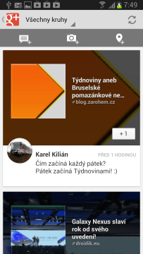 Instalaci sociální sítě Google+ bychom sice raději nechali na uživateli