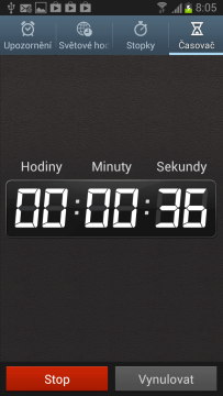 Časovač je klasická kuchyňská minutka