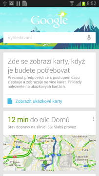 Dlouhým podržením tlačítka Menu spustíte vyhledávání