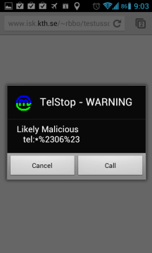 Takto blokuje USSD příkaz aplikace TelStop