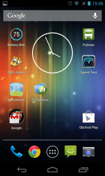 Nexus 4 homepage