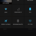 Nexus 4 horní lišta