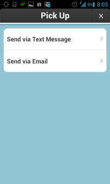 Požadavek lze poslat e-mailem nebo SMSkou
