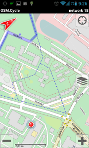 RMaps: cyklistické mapy OpenStreetMap