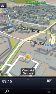 Sygic: GPS Navigation: 3D modely budov