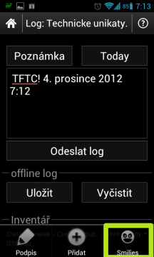 Rychlé vkládání smajlíků