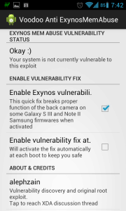 Galaxy S II s CyanogenModem 9.1 prý není zranitelný.