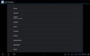 Thumb Keyboard dictionary