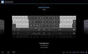 Thumb Keyboard themes