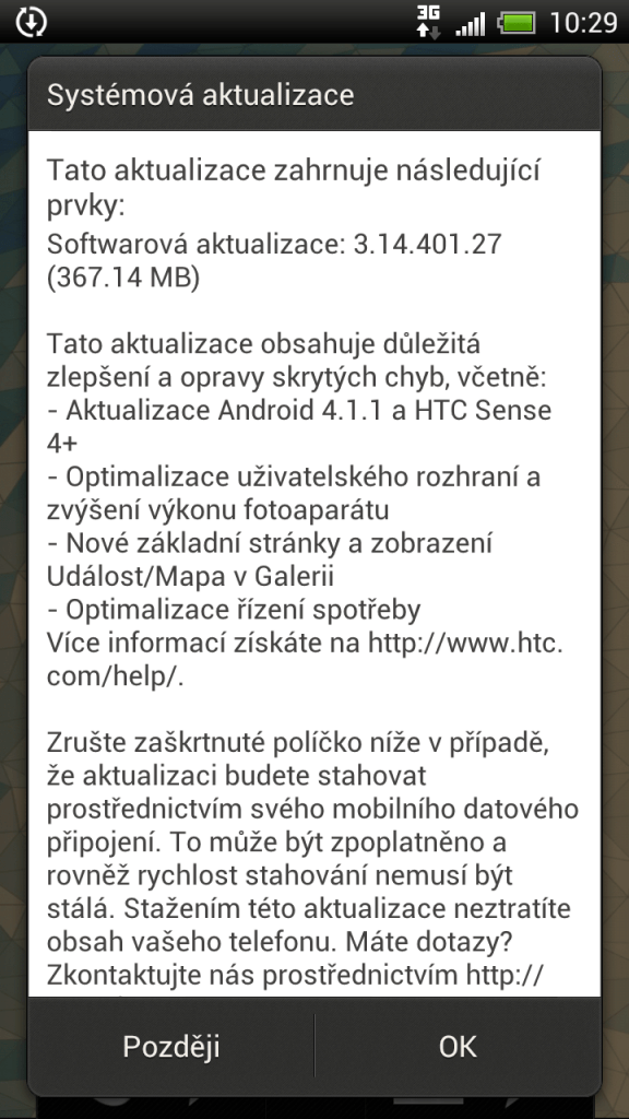aktualizace aktualizace