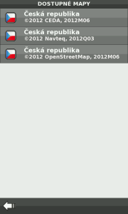 Například v Česku je na výběr CEDA, OpenStreetMap a NAVTEQ