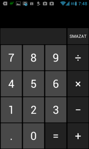 Na první pohled je to obyčejná kalkulačka z Androidu
