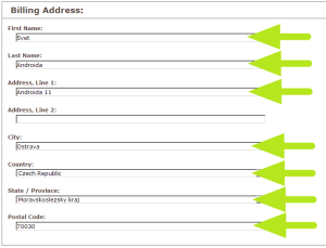 Fakturační adresa