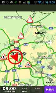 Náhled dopravní situace v regionu