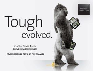 Odolné sklo Corning Gorilla Glass 3