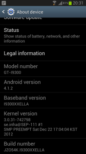 Verze firmware v případě Samsungu Galaxy S III bude po aktualizaci I9300XXELLA
