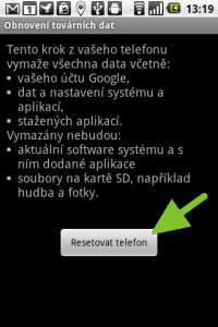 tip smazani obnoveni reset