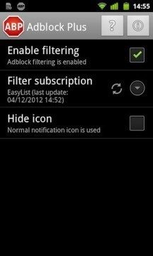 Aplikace Adblock Plus