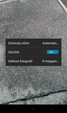 Nastavení fotoaparátu