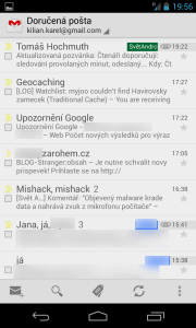 Aplikace GMail