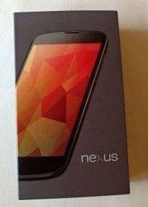 Nexus 4 - krabička