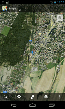 Satelitní mapa