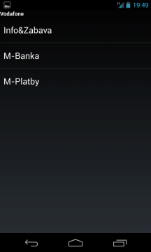 Nexus 4 podporuje SIM Toolkit