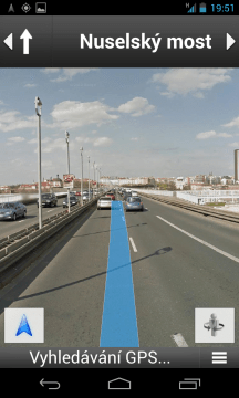 Navigace podporuje funkci StreetView