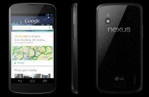 Nexus 4 ze všech stran (tisková fotografie)