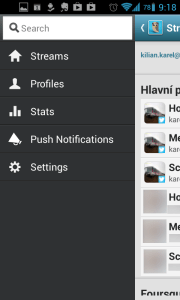 HootSuite: panel nástrojů