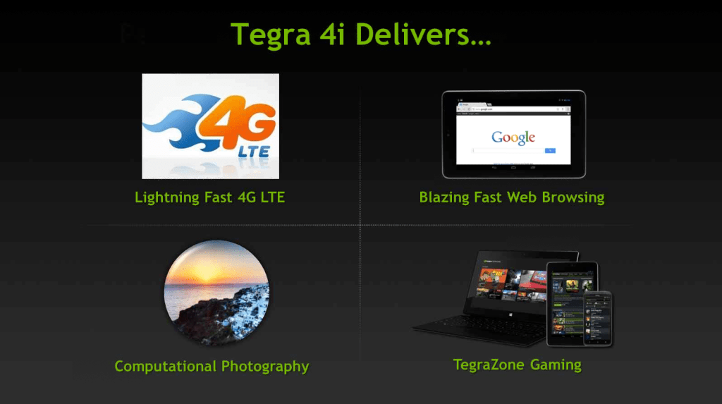 Tegra 4i delivers...