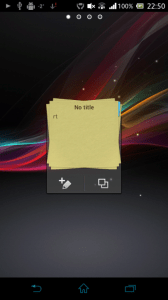 Widget Notes ICS