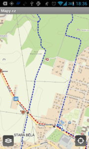 Mapy.cz: turistická mapa